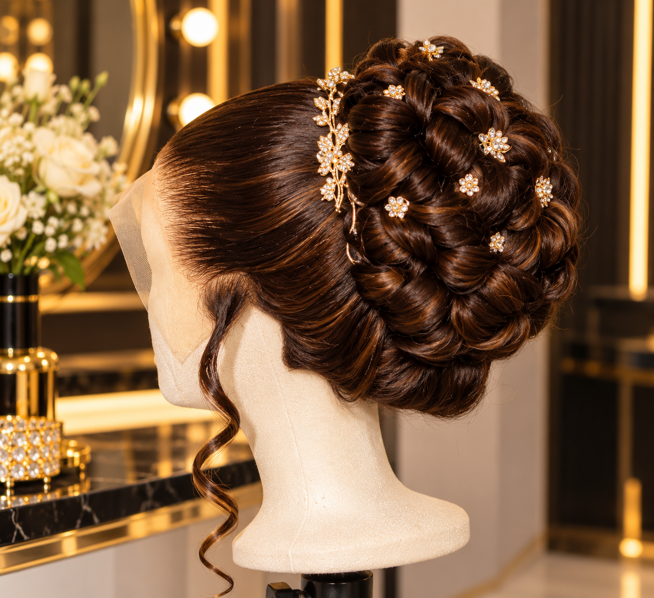 Pre-Styled Bridal Hair